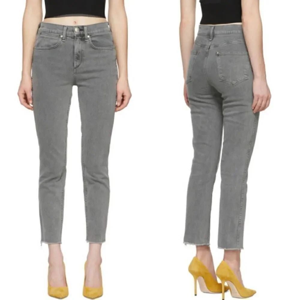 rag and bone Grey Vintage Cigarette Jeans 24, NWT